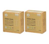 COMME AVANT Déodorant Solide Citron & Bergomote Lot de 2 Recharges 2x2x60 g