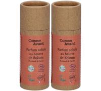 Comme Avant Parfum Naturel solide Patchouli & Cerise Eau De 2x20 g