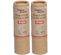 Comme Avant Rouge à lèvres bio l'huile de ricin - Brique Soin(S)S Des Lèvres 2x3 g