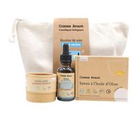 Comme Avant Routine Soin Peaux Sèches Savon Olive 100g + Sérum Hydratant 30ml + Crème Karité 50ml