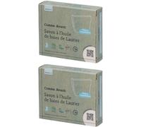 Comme Avant Savon à l'huile de baies laurier et argile verte Crème 2x100 g