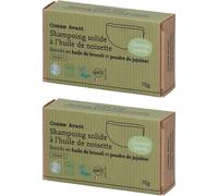 Comme Avant Shampoing solide à l'huile de brocolis (cheveux abîmés/blouclés) Shampooing 2x70 g