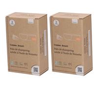 Comme Avant Shampoing solide à l'huile de noisette biologique Shampooing 2x420 g