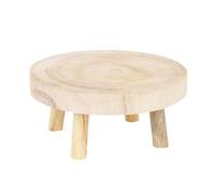 COMME - Banc rond en bois massif, Petit tabouret de siège pour Pot de fleur à la maison, Support de Base d'ex