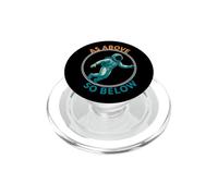 comme ci-Dessus ci-Dessous - Univers Astronaute de plongée PopSockets PopGrip pour MagSafe