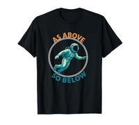 comme ci-Dessus ci-Dessous - Univers Astronaute de plongée T-Shirt