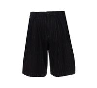 Comme des Garçons - Brushed Serge Long Shorts - Homme - Shorts - Noir - Taille: L