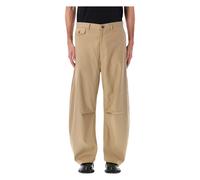 Comme des Garçons - Curved Hem Pantalons - Homme - Pantalons - Beige - Taille: M