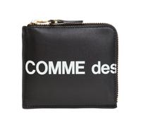 Comme des Garçons, Femme, Accessoires, Noir, Taille: ONE Size Portefeuille avec Logo et Fermeture Éclair