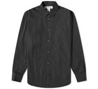 Comme des Garçons, Femme, Blouses et Chemises, Noir, Taille: 42 FR Chemise noire en coton à manches longues avec poche