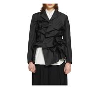 Comme des Garçons, Femme, Vestes, Noir, Taille: 38 FR Gathered Blazer