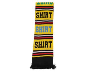 Comme des Garçons, Homme, Accessoires, Jaune, Taille: ONE Size Écharpe Jaune avec Texte et Rayures