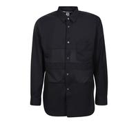 Comme des Garçons, Homme, Chemises, Noir, Taille: M Chemise noire à panneaux en mesh