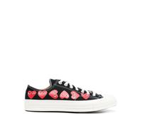 Comme des Garçons Play, Homme, Chaussures, Noir, Taille: 38 EU Chaussures plates noires pour un style ludique