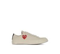 Comme des Garçons Play - Chuck Taylor 70 Small Red Heart Low Top - Homme - Chaussures - Beige - Taille: 39 EU