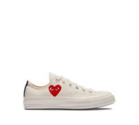 Comme des Garçons Play - Chuck Taylor 70 Small Red Heart Low Top - Homme - Chaussures - Beige - Taille: 40 EU