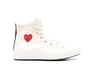 Comme des Garçons Play - Chuck Taylor All Star 70 Hi - Femme - Chaussures - Blanc - Taille: 45 EU