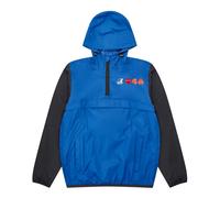 Comme des Garçons Play, Homme, Vestes, Bleu, Taille: M Veste demi-zip bleue/noire résistante à l'eau