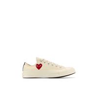 Comme des Garçons Play - Small Red Heart Low Top Baskets - Femme - Chaussures - Blanc - Taille: 37 EU