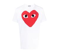 Comme des Garçons Play - T-shirts et Polos Blancs - Homme - Tops - Blanc - Taille: XL