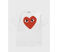 Comme des Garçons Play TEE RED EMBLEM KNIT men Shortsleeves red|white taille: S
