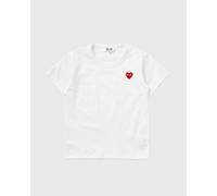 Comme des Garçons Play TEE RED EMBLEM KNIT Tees white taille: Age 2-4 | EU 92-104