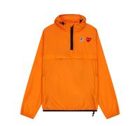 Comme des Garçons Play - Veste Orange à Demi-Zip Résistante à l'Eau - Homme - Vestes - Orange - Taille: XS