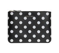 Comme des Garçons - Pochette Zippée Imprimée à Pois - unisex - Accessoires - Noir - Taille: ONE Size