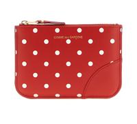 Comme des Garçons - Polka Dot Printed Zip Pouch - unisex - Sacs - Rouge - Taille: ONE Size
