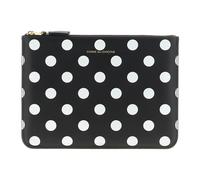 Comme des Garçons - Pochette Zippée Imprimée à Pois - unisex - Accessoires - Noir - Taille: ONE Size