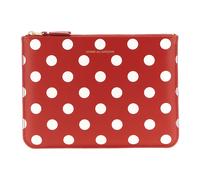 Comme des Garçons - Polka Dots Printed Wallet - Homme - Accessoires - Rouge - Taille: ONE Size