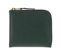 Comme des Garçons - Portefeuille à fermeture éclair en cuir - unisex - Accessoires - Vert - Taille: ONE Size