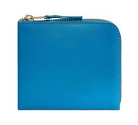 Comme des Garçons - Portefeuille en cuir avec fermeture éclair - unisex - Accessoires - Bleu - Taille: ONE Size