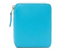 Comme des Garçons - Portefeuille Ligne Cuir Bleu - Femme - Accessoires - Bleu - Taille: ONE Size