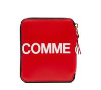 Comme des Garçons - Portefeuille Rouge avec Logo Géant - Femme - Accessoires - Rouge - Taille: ONE Size