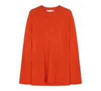 Comme des Garçons - Pull en Laine Orange avec Ourlet Roulotté - Homme - Pulls - Orange - Taille: L