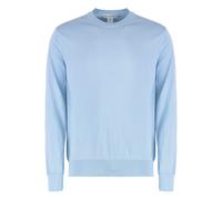 Comme des Garçons - Pull ras du cou en mélange de coton - Homme - Pulls - Bleu - Taille: M