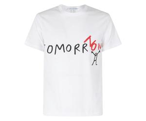Comme des Garçons - T-Shirt TomorrNow - Homme - Tops - Blanc - Taille: S