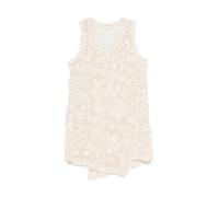Comme des Garçons - Top sans manches en dentelle florale - Femme - Tops - Beige - Taille: 40 FR
