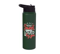 Comme il est doux d'être aimé par vous Stainless Steel Insulated Water Bottle