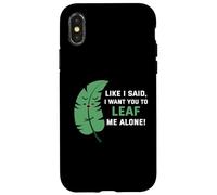 comme Je l'ai Dit, Je Veux Que tu me laisses Tranquille Coque pour iPhone X/XS