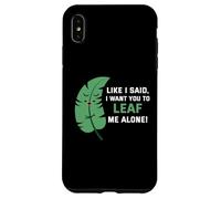 comme Je l'ai Dit, Je Veux Que tu me laisses Tranquille Coque pour iPhone XS Max