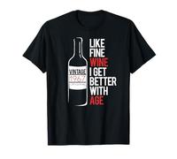 comme Le Bon vin, Je m'améliore avec l'âge, 1967, Meme d'anniversaire T-Shirt