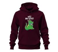 Comme le dernier drôle de dessin animé dragon glace cadeau sweat à capuche unisexe sweat à capuche, bordeaux, 3XL