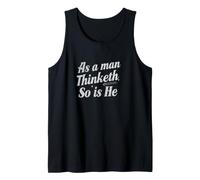 comme Le Pense Un Homme. Positivité Débardeur