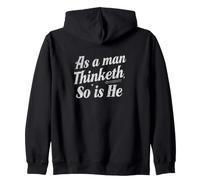 comme Le Pense Un Homme. Positivité Sweat à Capuche