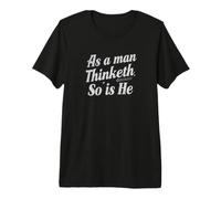 comme Le Pense Un Homme. Positivité T-Shirt Haut de Gamme