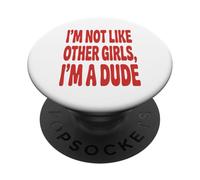comme Les Autres Filles Je suis Un Mec PopSockets PopGrip Adhésif