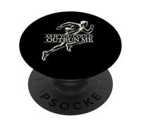 comme Si Tu Pouvais Me Distancer Cadeau avec Film Drôle PopSockets PopGrip Adhésif