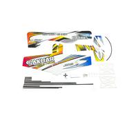 (comme sur la photo) Kit d'avion électrique 4CH RC pour débutants en voltige, mousse EPP, bricolage,